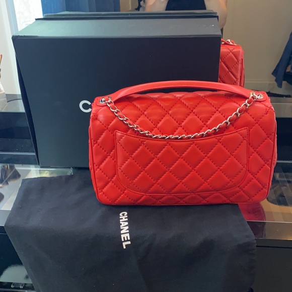 Chanel Jumbo Easy Carry 2015 Red Flap Bag - Picture 5 of 5